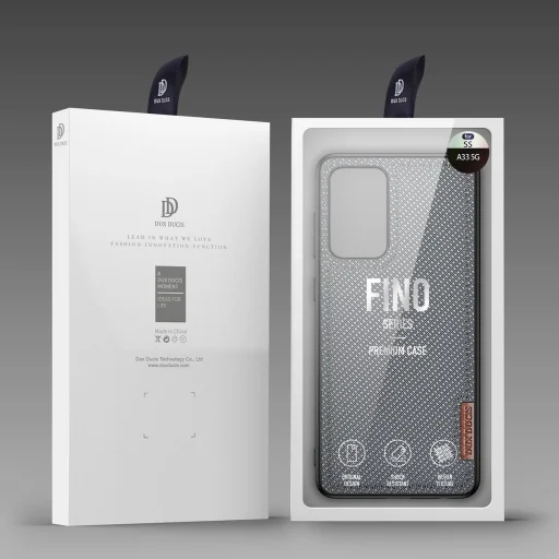 Dux Ducis Fino tok nylon anyagból Samsung Galaxy A73-hoz kék - 5