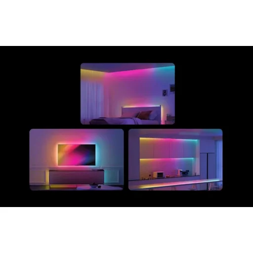 Yeelight RGBIC Led Alap Szalagfények 12m LED Világítások - 9