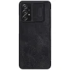Nillkin Qin bőr fliptok Samsung Galaxy A73 fekete tok thumbnail