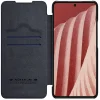Nillkin Qin bőr fliptok Samsung Galaxy A73 fekete tok thumbnail