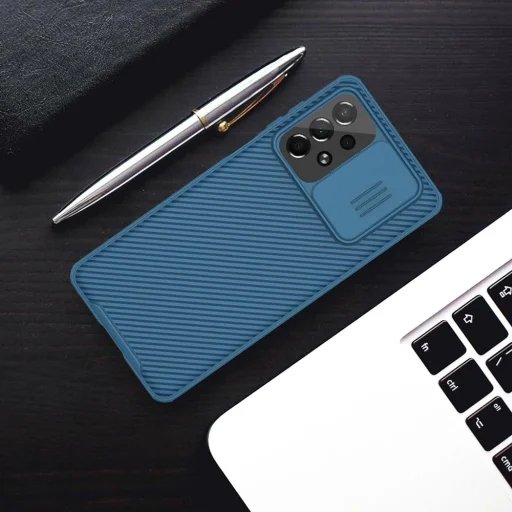 Nillkin CamShield Pro páncélozott tok kameravédő tok Samsung Galaxy A73 készülékhez kék - 14