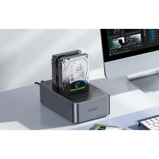 Orico HDD Dokkoló Állomás 3.5 Inch Többportos USB-C - 6