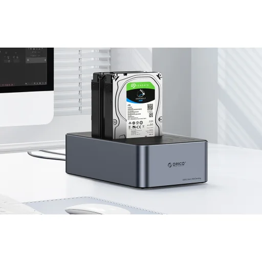 Orico HDD Dokkoló Állomás 3.5 Inch Többportos USB-C - 9