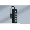 Orico HUB USB-C to 4x USB 3.0 5Gbps 0,15m Fekete thumbnail
