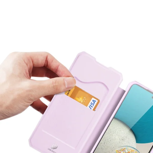 Dux Ducis Skin X fliptok Samsung Galaxy A73-hoz rózsaszín - 4