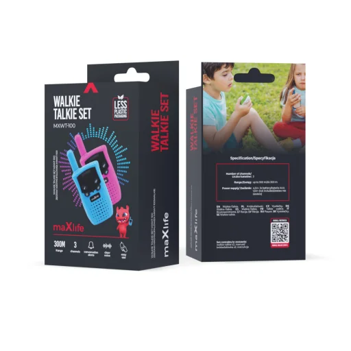 Maxlife MXWT-100 adóvevő készlet kékrózsaszín - 3