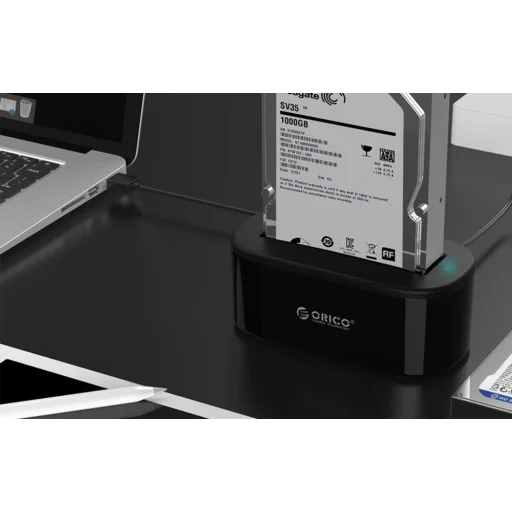 Orico egyrekeszes HDD dokkoló 6218US3-EU-BK-BP-IP - 8
