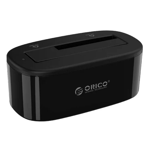 Orico egyrekeszes HDD dokkoló 6218US3-EU-BK-BP-IP - 1