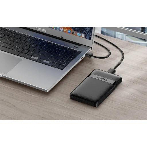 Orico 2.5" Ház 5Gbps 2577U3-V1-BK-EP-IP - 2