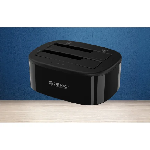 Orico HDD Dokkoló Állomás 3.5 Inch Két Rekeszes USB-A 3.0 - 3