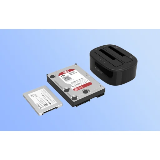 Orico HDD Dokkoló Állomás 3.5 Inch Két Rekeszes USB-A 3.0 - 7