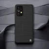 Nillkin Textured Case tartós, megerősített tok gélkerettel és nejlon hátlappal Samsung Galaxy A73 fekete tok thumbnail