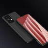 Nillkin Textured Case tartós, megerősített tok gélkerettel és nejlon hátlappal Samsung Galaxy A73 fekete tok thumbnail