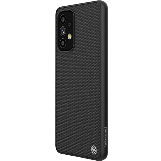 Nillkin Textured Case tartós, megerősített tok gélkerettel és nejlon hátlappal Samsung Galaxy A73 fekete tok - 7