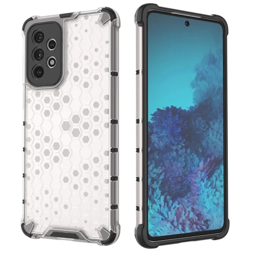 Honeycomb páncélozott tok gél kerettel Samsung Galaxy A73 kék tok - 17