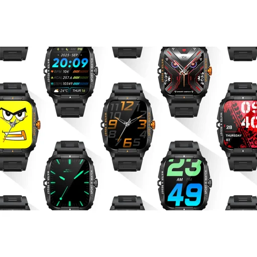 Colmi P76 okosóra (fekete és narancs) - 5