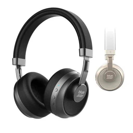 Vezeték nélküli fejhallgató KÉK CSILLAG BH02 fekete - 4