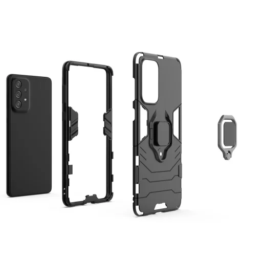 Ring Armor masszív hibrid tok és mágneses tartó Samsung Galaxy A73-hoz fekete tok - 2