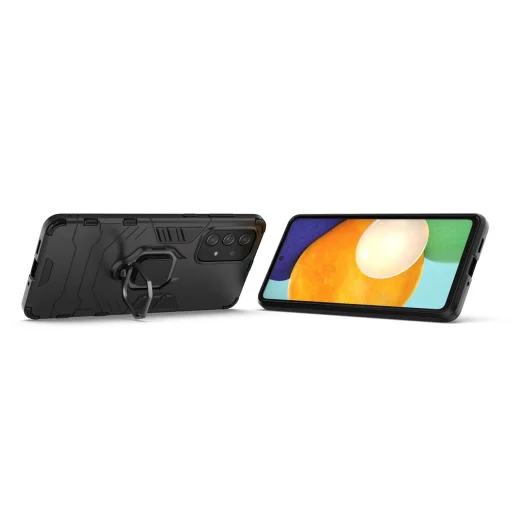 Ring Armor masszív hibrid tok és mágneses tartó Samsung Galaxy A73-hoz fekete tok - 6