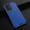 Honeycomb páncélozott tok gél kerettel Samsung Galaxy A73 kék tok thumbnail