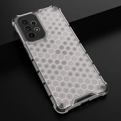 Honeycomb páncélozott tok gél kerettel Samsung Galaxy A73 kék tok - 18