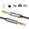Choetech AUX002 kábel mini jack 3.5mm (férfi) / mini jack 3.5mm (férfi) 1.2m - fekete thumbnail