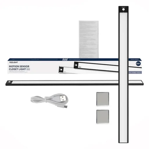 Yeelight Closet Light Szekrényvilágítás mozgásérzékelővel, 60cm, 4000K (fekete) - 5