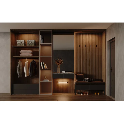 Yeelight Closet Light Szekrényvilágítás mozgásérzékelővel, 60cm, 4000K (fekete) - 7