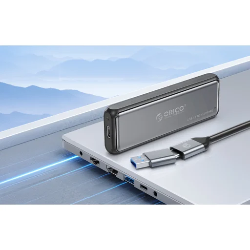 Orico NVME M.2 10Gbps USB-C/A külső ház - 3