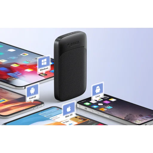 Orico 2.5" Merevlemez ház 5Gbps 2020U3-V1-BK-EP-IP - 4