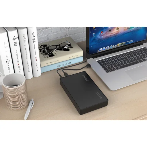 Orico 3588 HDD/SSD ház 3.5", 5Gbps, USB-A - USB-B (fekete) - 4