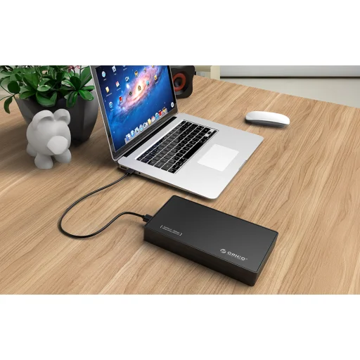 Orico 3588 HDD/SSD ház 3.5", 5Gbps, USB-A - USB-B (fekete) - 5