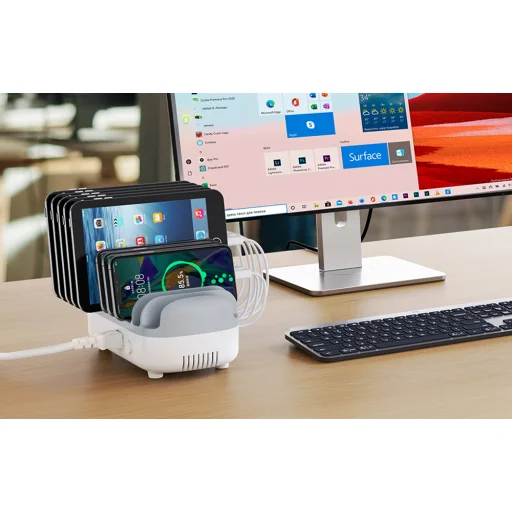 Orico Töltőállomás x10 - fekete - 8