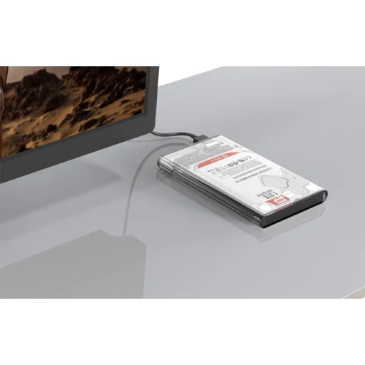 Orico 2.5" Merevlemez Ház 5Gbps 2139U3-CR-EP-IP - 2