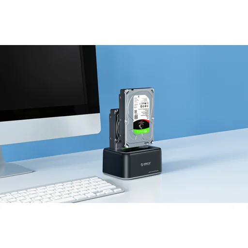 Orico HDD Dokkoló Állomás 3.5 Inch Két Rekeszes USB-A 3.0 - 5