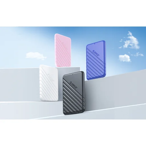 Orico 2.5" Merevlemez Ház 5Gbps 25PW1-U3-BK-EP-IP - 2