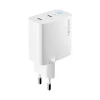 Forever TC-06-65CC GaN PD QC töltő 2x USB-C 65W fehér - 2