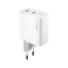 Forever TC-06-65CC GaN PD QC töltő 2x USB-C 65W fehér - 4