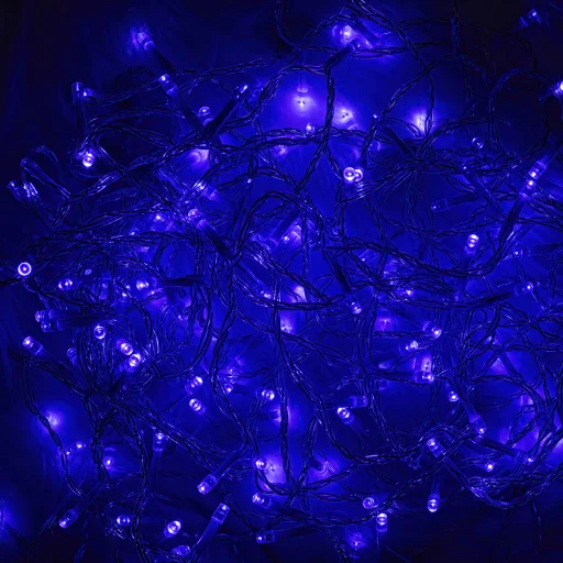 Füzér fény 100LED 8m kék Örök Fény - 3