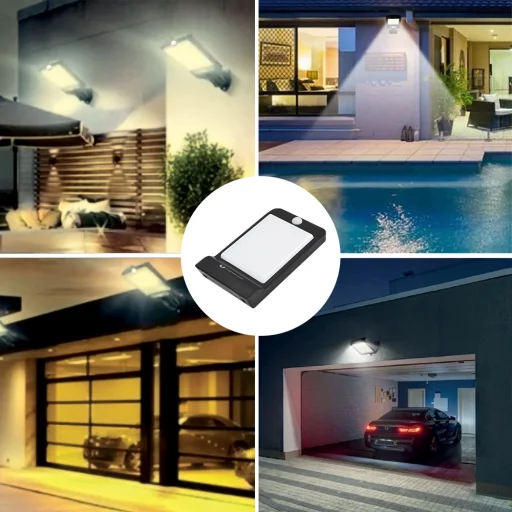 SUNARI Napelemes Lámpa LED FLS-11 32SMD PIR 5W 250lm 4500K 1200mAh Li-ion fekete Forever Light - 3