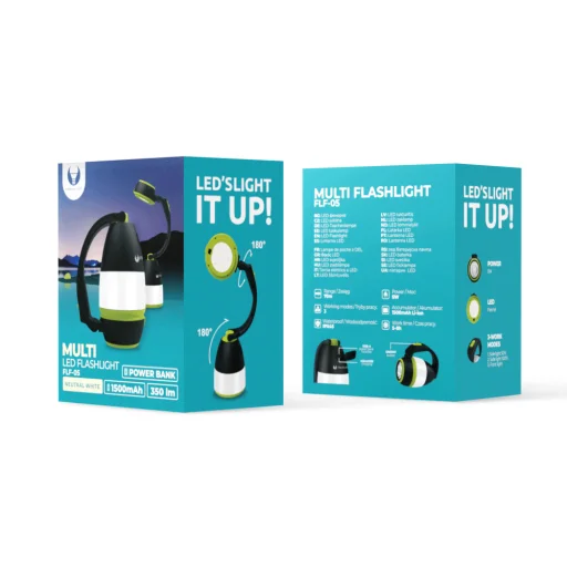 Forever Light LED zseblámpa MULTI 1500mAh 350lm IPX45 FLF-05 - 12