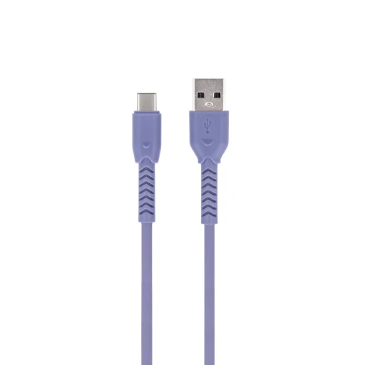 Maxlife MXUC-04 kábel USB - USB-C 1,0 m 3A ibolya - 2