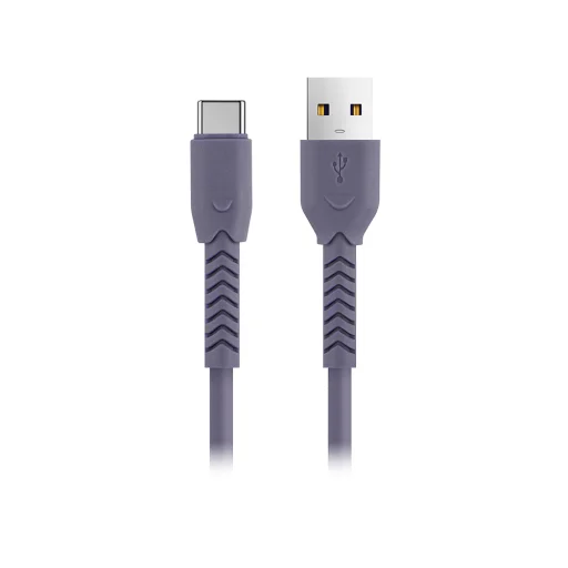 Maxlife MXUC-04 kábel USB - USB-C 1,0 m 3A ibolya - 1