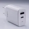 Maxlife MXTC-10-30AC PD QC töltő 1x USB-C 1x USB 30W fehér thumbnail