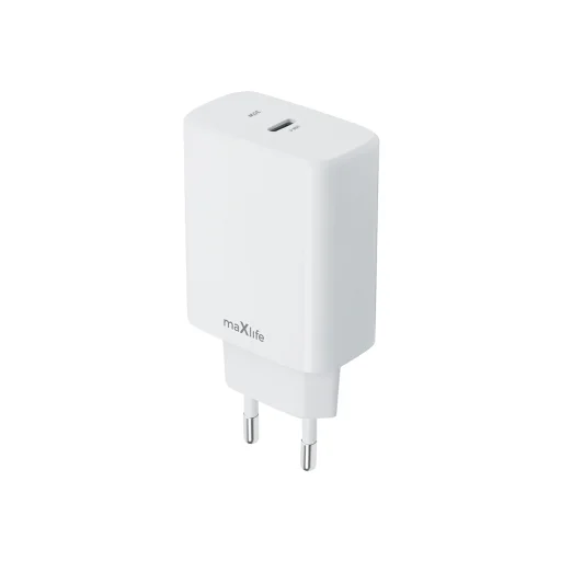 Maxlife MXTC-10-30C PD QC töltő 1x USB-C 30W fehér - 1