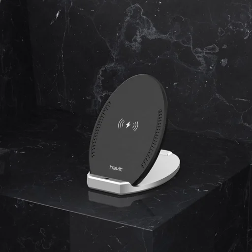 HAVIT vezeték nélküli töltő W3005 2 az 1-ben 10W fekete - 2