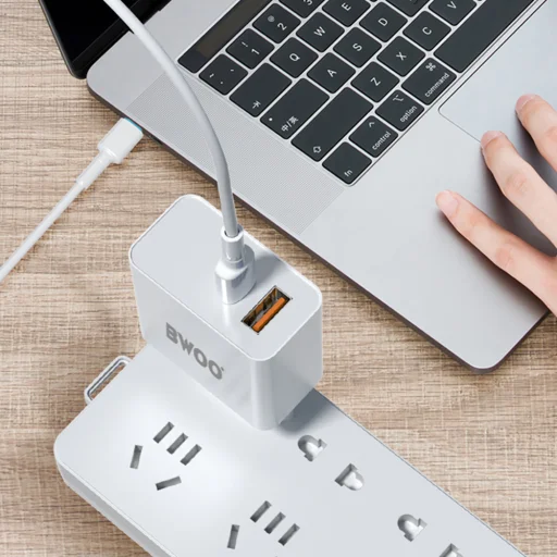 BWOO 18W fali töltő BO-CDA117 USB-C, USB-A - 3