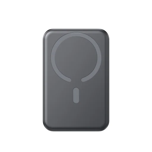 Joyroom Power Bank Mágneses Vezeték nélküli töltés, MagSafe, C+U, PD 20W, 10000 mAh, USB - Lightning kábellel (0,25m) Fekete (JR-W020) - 3