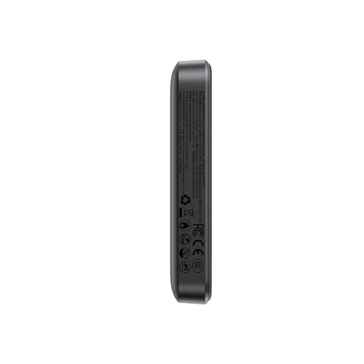 Joyroom Power Bank Mágneses Vezeték nélküli töltés, MagSafe, C+U, PD 20W, 10000 mAh, USB - Lightning kábellel (0,25m) Fekete (JR-W020) - 6