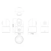 Xiaomi Smart Kamera Dual C500 2K EU BHR8755EU thumbnail